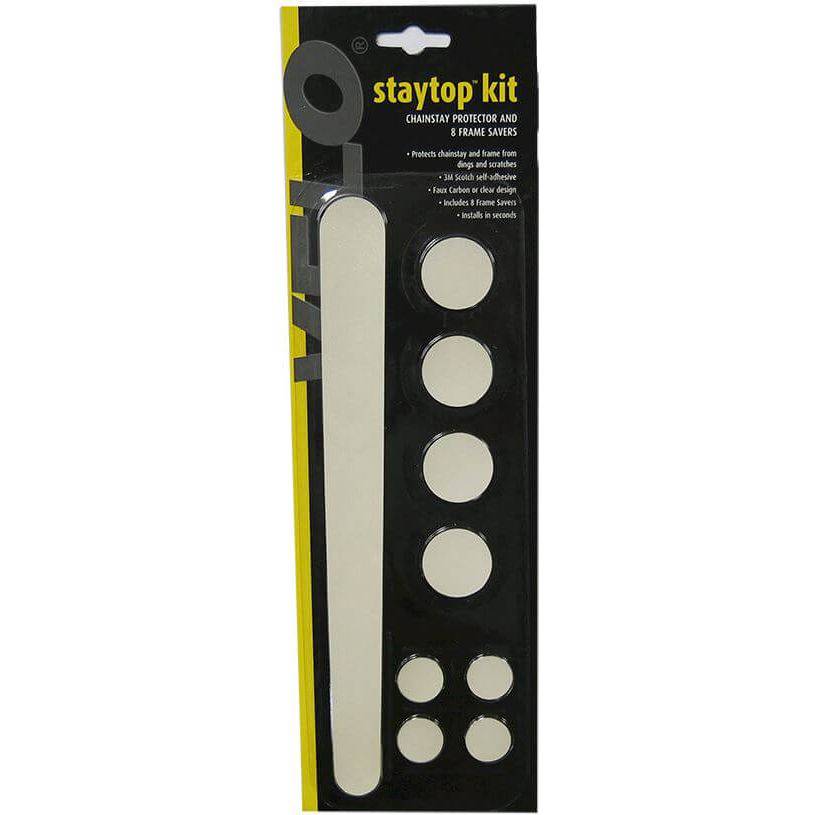 Transparant Velo Velo Framebescherming Kit met 8 delen, beschermt frame tegen krassen en schokken, makkelijk te bevestigen.