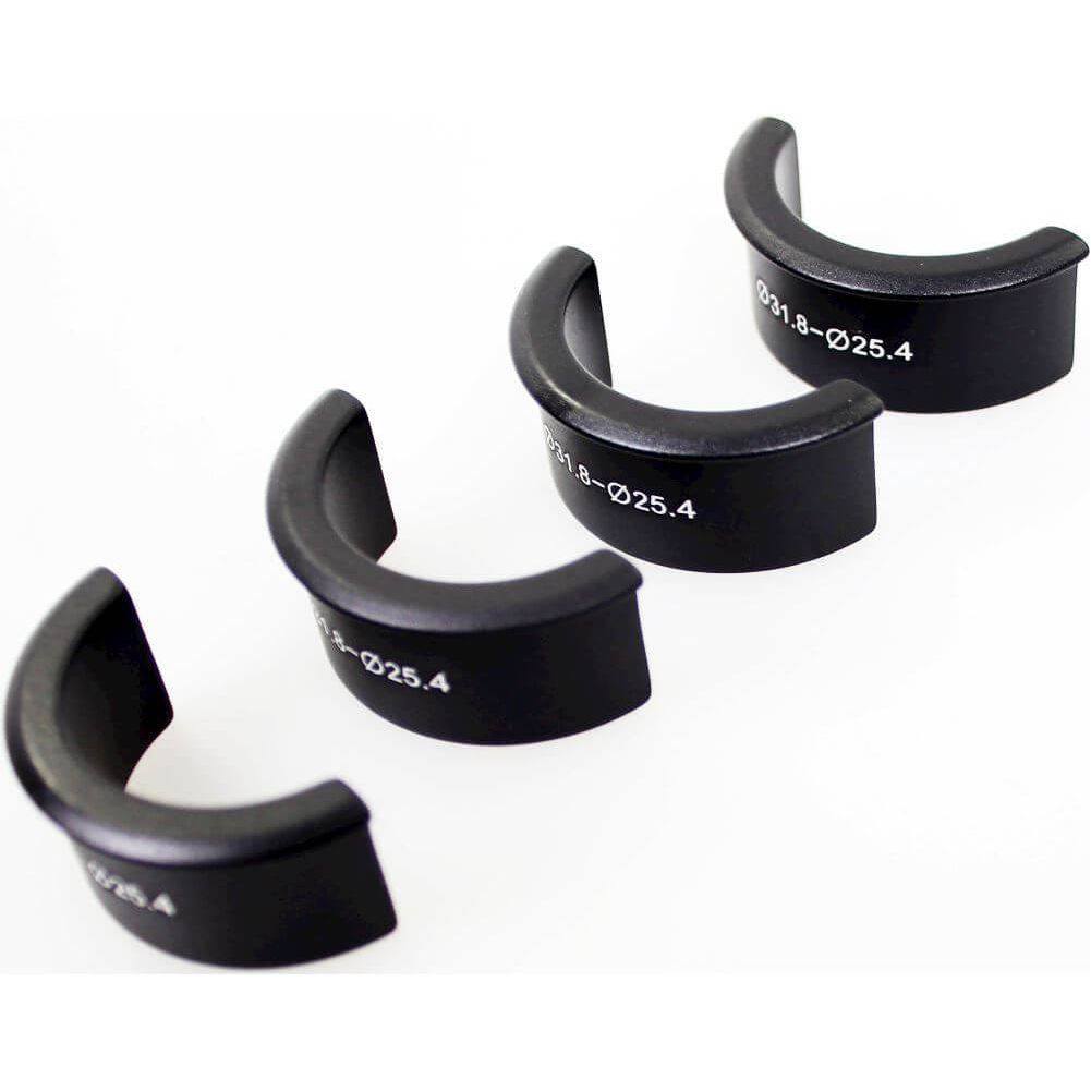 Ergotec Vulbus stuurbocht voor fiets, 31.8/25.4 mm, helder zichtbaar met bevestigingspunten en robuuste constructie