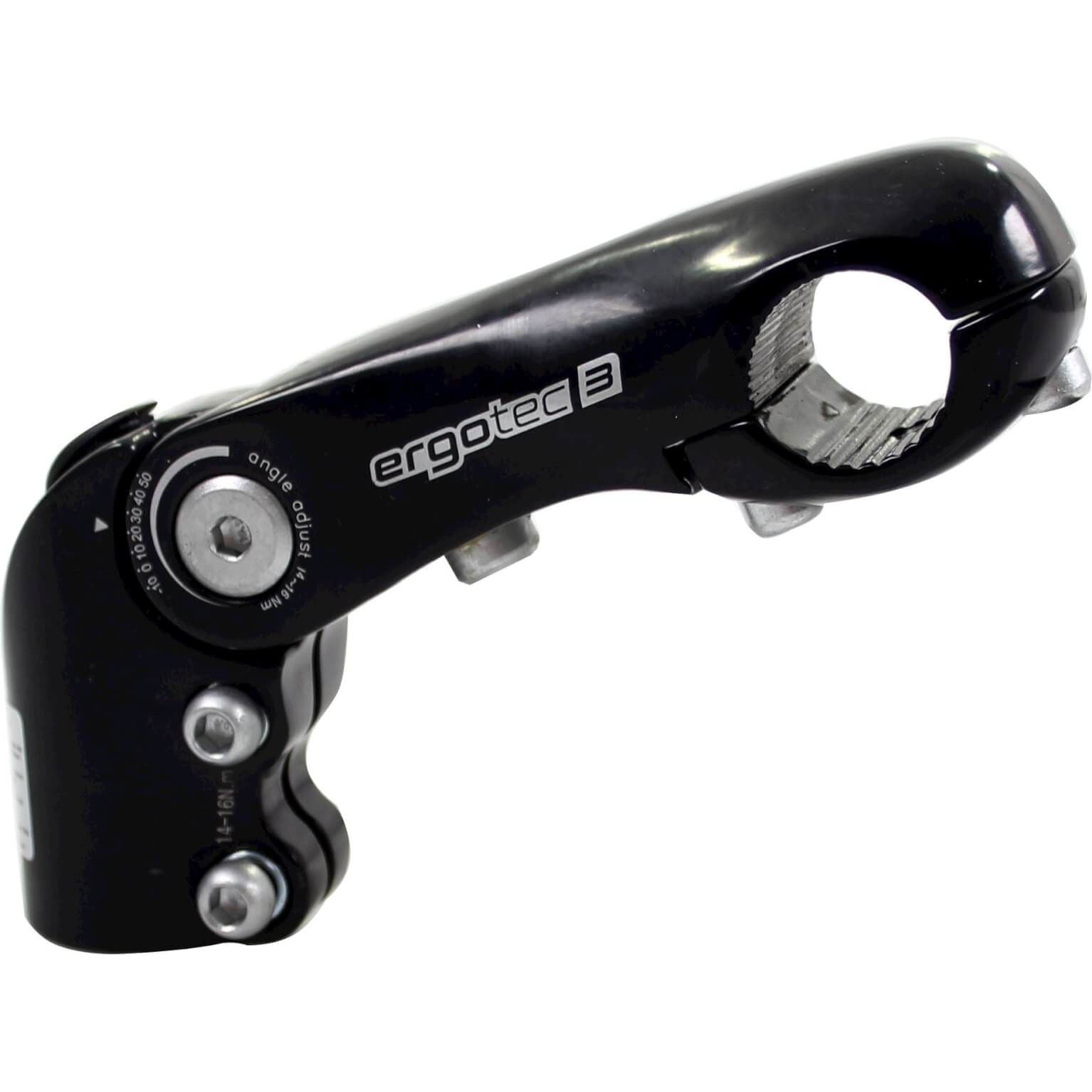 Ergotec Stuurpen Ahead 40 Kobra Vario 25.4/110 Zwart - Le Coq Wielerartikelen