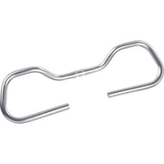 Aluminium stuurbocht voor fiets, Ergotec Marathon Contest Comfort 25,4, zichtbaar met bevestigingspunten en vorm in de afbeelding.
