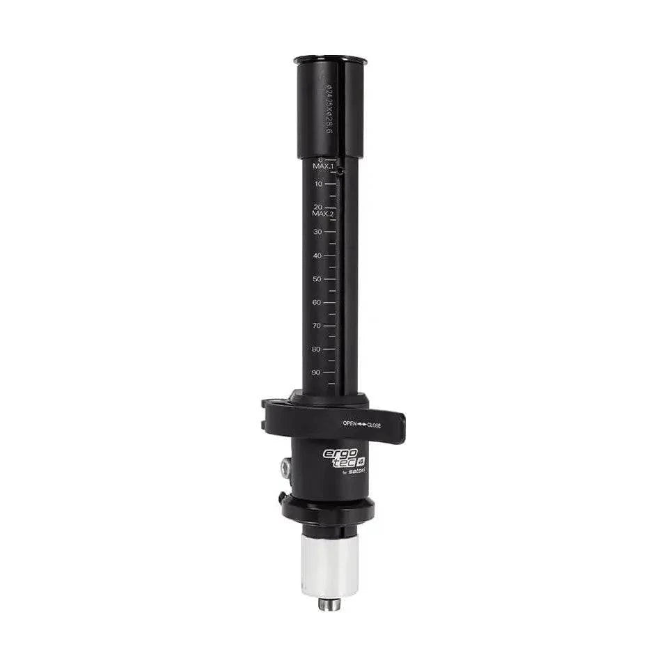 Ergotec Up & Down Turn 3 stuurhoogteverstelingssysteem voor 1 1/8" stuurpennen, zichtbaar in de afbeelding.