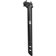 Ergotec Ray 6+ Zadelpen 350 Zw Zand, verstelbare fietszadelpen met zwart zandkleurige afwerking, geschikt voor comfortabel fietsen.