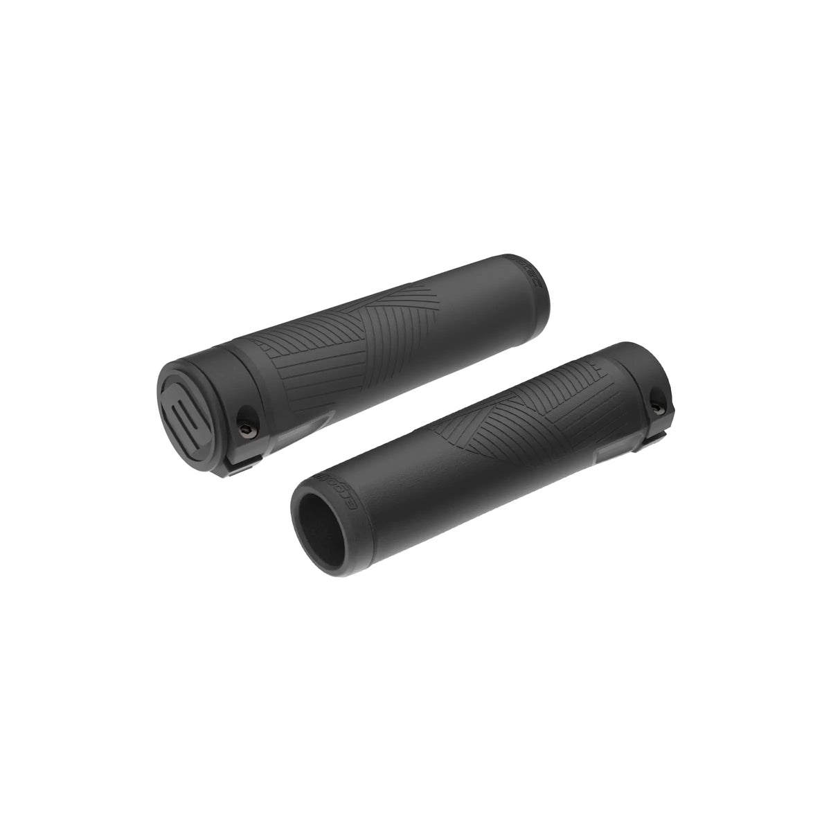 Zwarte Ergotec EG-Performance handvatten van 133 mm voor fiets, comfortabel en stevig grip, zichtbaar in de afbeelding.
