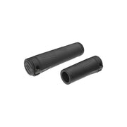 Ergotec Eg-Performance handvatset voor fiets, zwart, links 133 mm en rechts 92 mm, 22,2 mm stuurdiameter