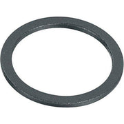 Ergotec 1 1/8 inch balhoofd spacer voor A-head, zwart sandblasted, frameonderdeel voor fiets, zichtbaar in close-up.