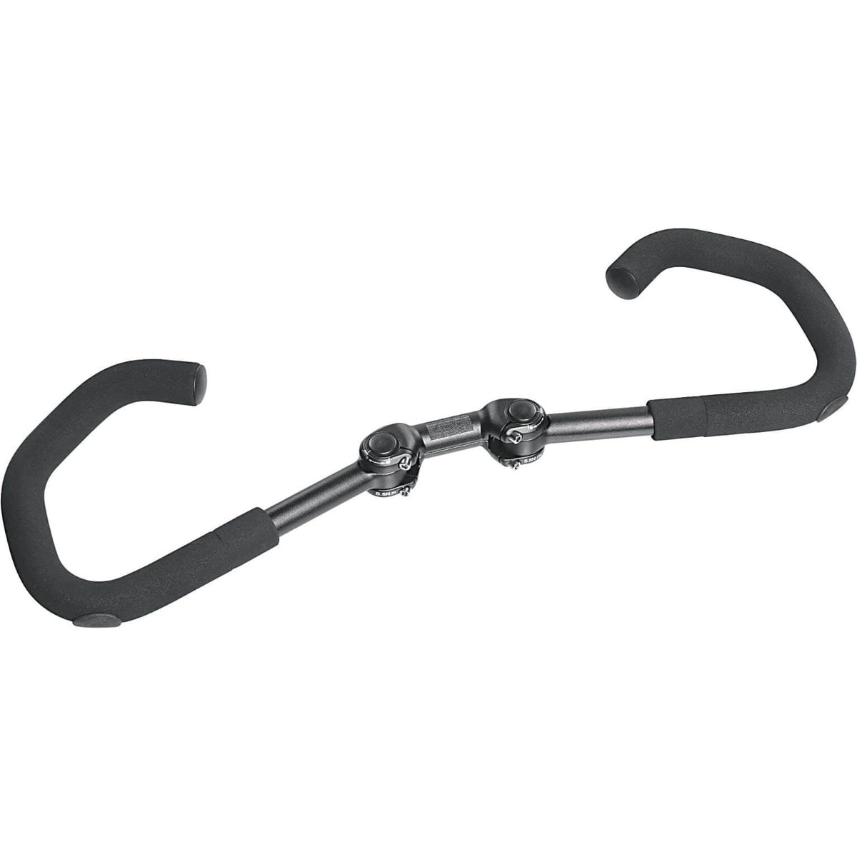 Ergotec Ahs Premium verstelbaar stuur 31,8 mm, 600 mm, zwart zand, gemaakt van Al6061, voor mountainbikes en racefietsen
