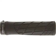 Ergon GA2 fat handvatten met vervangbare eindpluggen, geschikt voor comfortabel fietsgebruik en grip.
