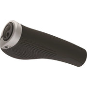 Ergon GP1 Evo handvatten met aluminium klemmen en koudgesmeed afwerking, geschikt voor snelle en comfortabele ritten.