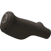 Ergon GT1 handvatten met ergonomisch ontwerp en aluminium klem, geschikt voor fietssturen, zichtbaar in de afbeelding.