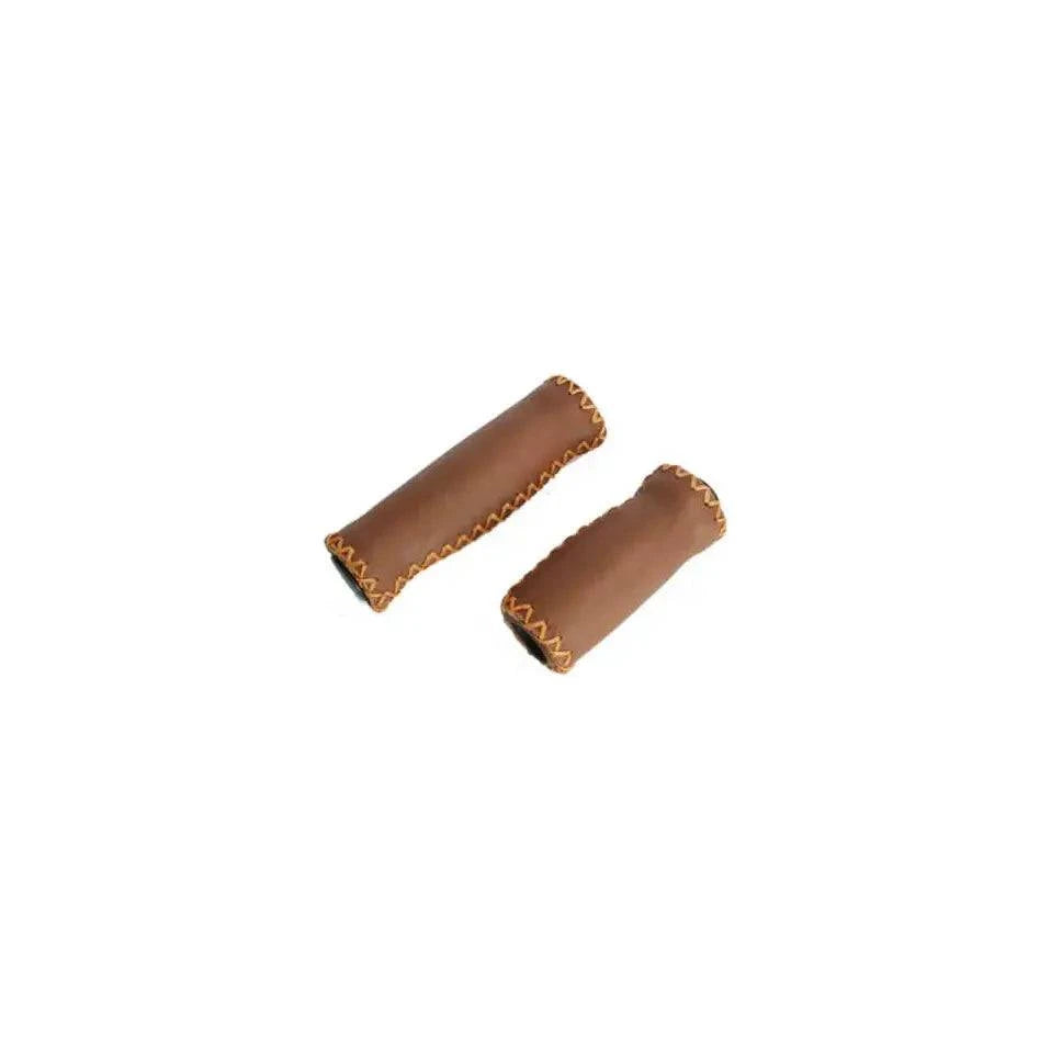 Velo Handvatten Leer 92/127Mm L Bruin (Paar) - Le Coq Wielerartikelen
