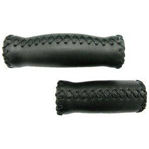 Velo Handvatten Leer 92/127Mm Zwart (Paar) - Le Coq Wielerartikelen
