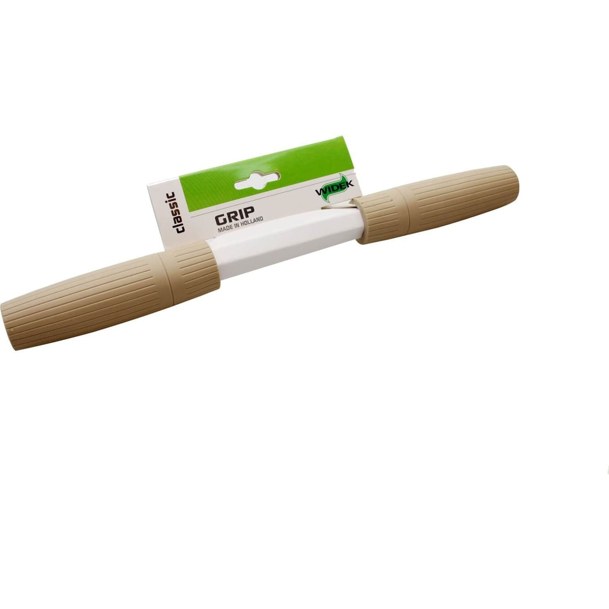 Brede Widek handvatten Classic 120 mm in khaki, zichtbaar met ergonomisch ontwerp en stevige constructie.