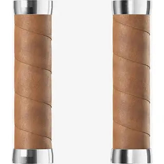 Brooks Handvatten Slender Leather Grips 130Mm - Le Coq Wielerartikelen