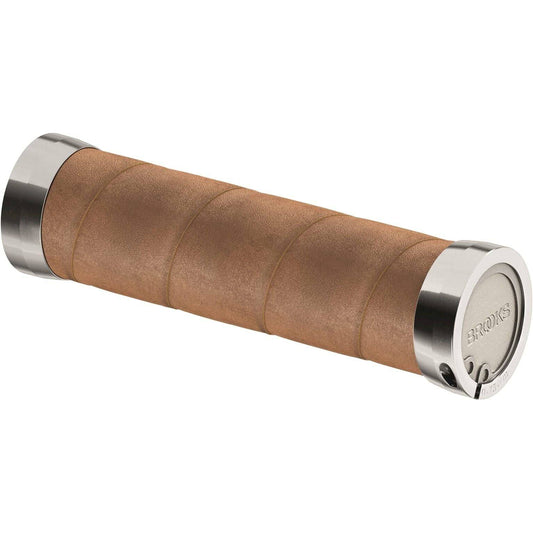 Brooks Handvatten Slender Leather Grips 100/130Mm - Le Coq Wielerartikelen