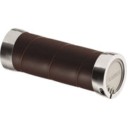 Brooks Slender Leather Handvatten van 100mm, flexibel en stijlvol leer, geschikt voor fiets/stuur met stijlvolle afwerking.