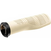 Herrmans Nucore Grip Tour Wave 130 mm handvatten van bioplastic, ergonomisch ontwerp voor fietscomfort en grip.