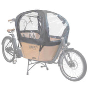 Babboe City Regentent set met raampjes voor bakfietshoes, inclusief raamhoezen en accessoires voor kinderbakfiets