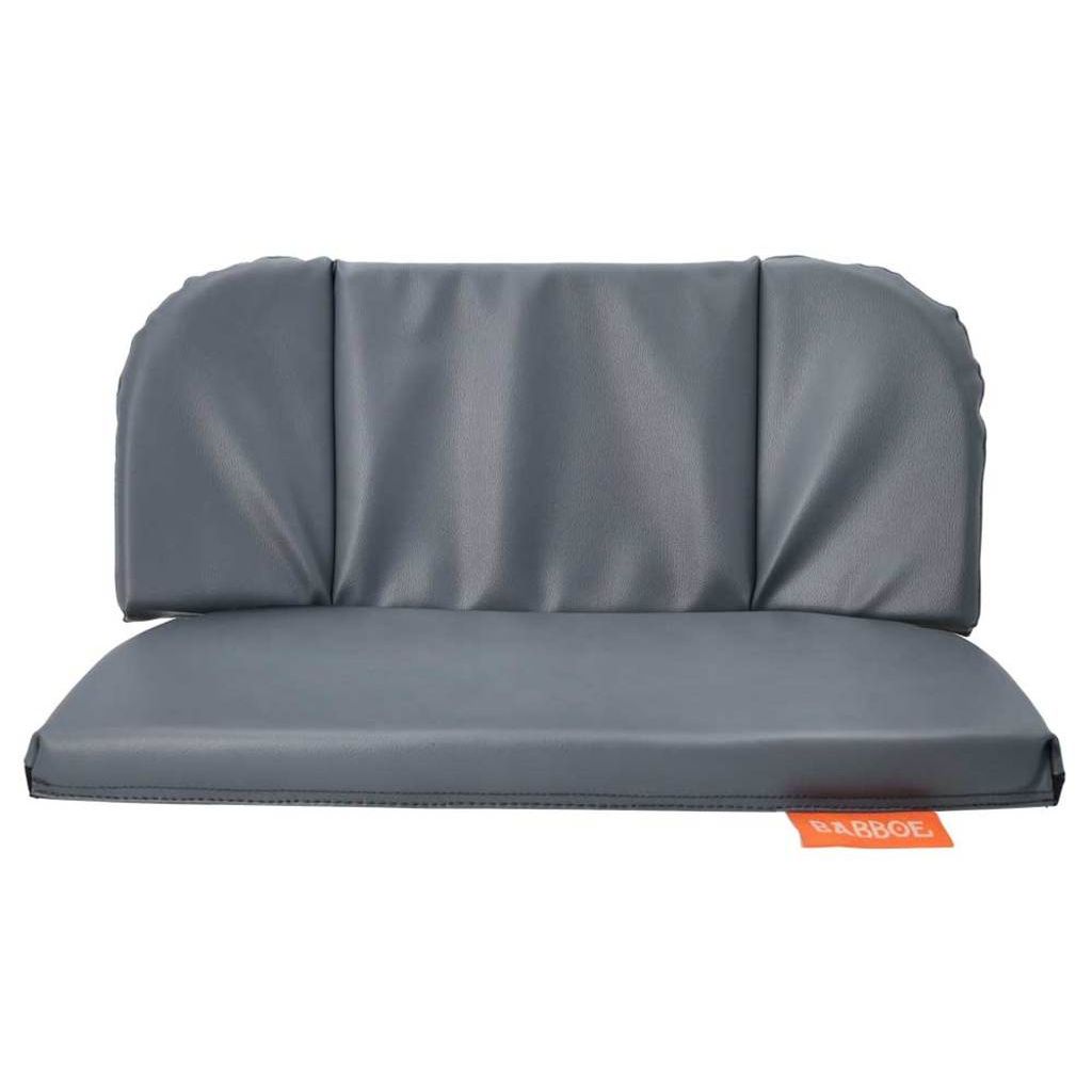 Babboe Carve/City/Flow/Mini kussenset voor kinderwagen met zachte, comfortabele kussens in verschillende kleuren.