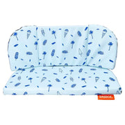 Babboe Go kussenset met comfortabele, kleurrijke kussens voor kinderwagen of bakfiets, zacht en geschikt voor dagelijks gebruik