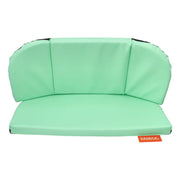 Babboe Go kussenset met zachte, gekleurde kussens voor kinderbakfiets, geschikt voor comfortabel rijden.