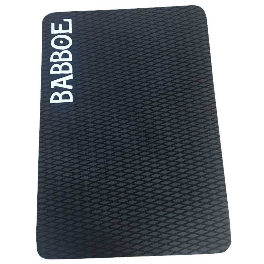 Babboe Mat Big/Dog V1 anti-slip zwart, rubberen vloermat voor veilige rijervaring in kinderbakfiets of bakfiets