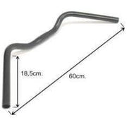 Aluminium stuurbocht van Ergotec voor stadsfietsen, 25,4 mm, zichtbaar op een fietsonderdeel.