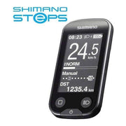 Shimano Steps SC-E6100 display voor elektrische fiets, zonder houder, zwart met bedieningsknoppen en scherm.