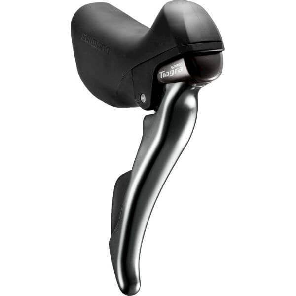 Shimano Tiagra 4700 rechts shifter voor 10-speed fietssysteem, gedetailleerde close-up van de gear switcher