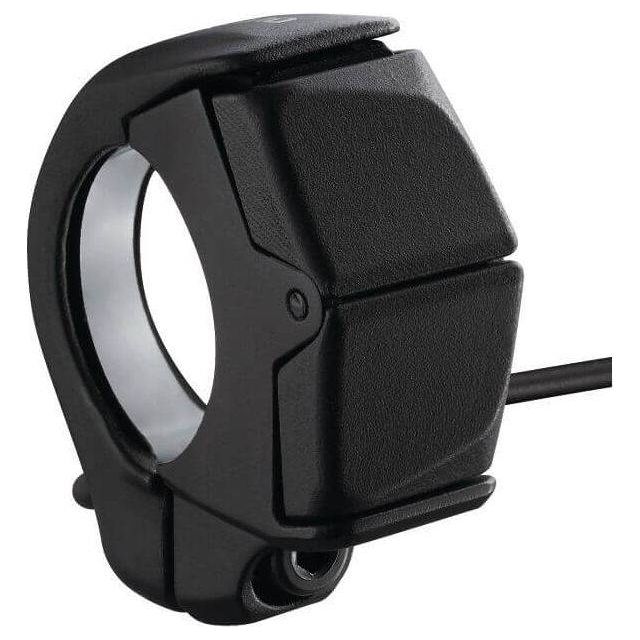 Shimano Steps SW-E7000 schakelpook links voor fietscomputer, zwart met bedieningsknoppen en display onderdelen