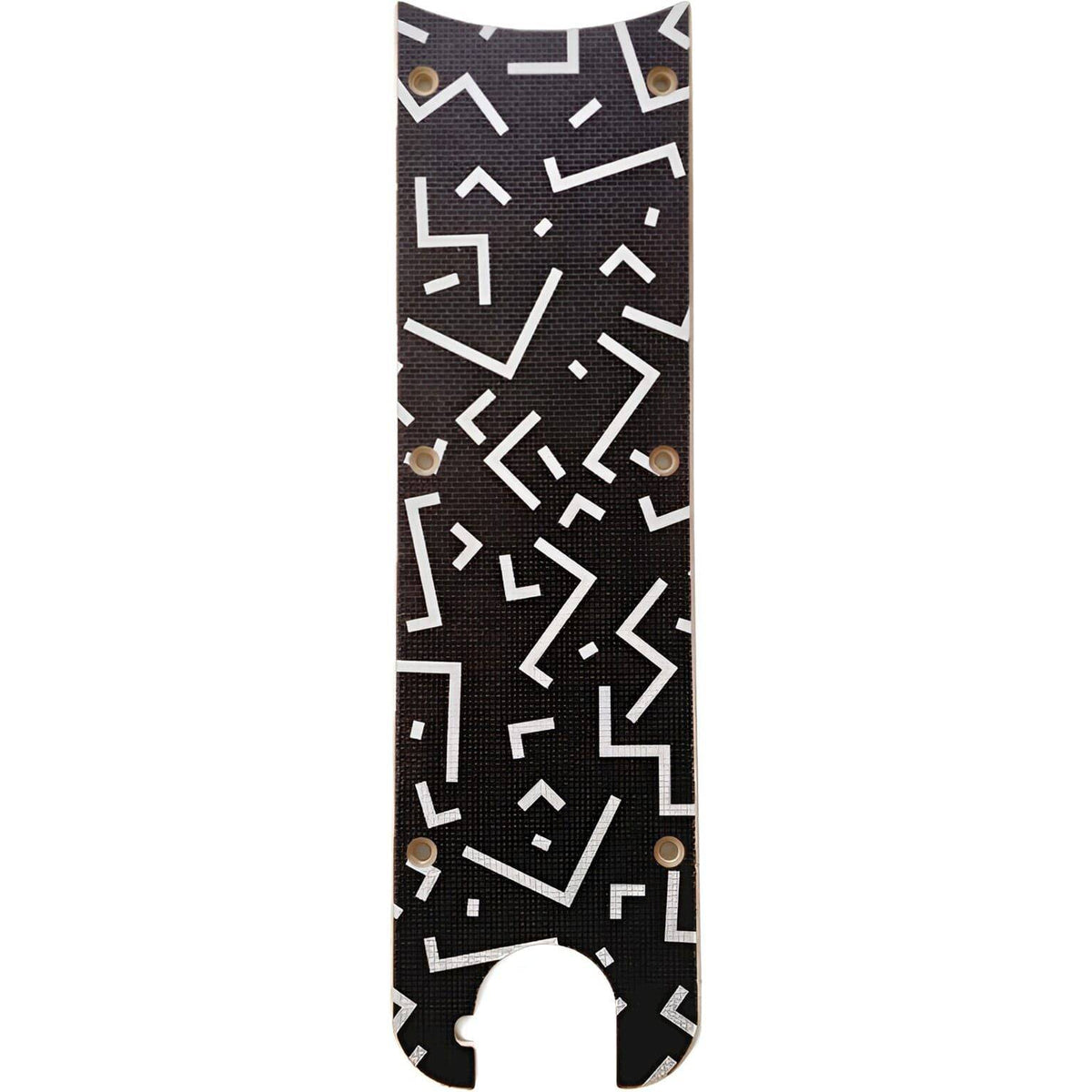 Abstract Jivr scooter frameaccessoire met uniek ontwerp, passend bij Jivr scooters, zichtbaar in de afbeelding.