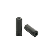 Zwart kunststof kabelhoedje Elvedes Ø4,3mm, 150 stuks, geschikt voor elektrische bedrading en kabelmanagement.