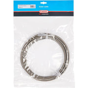 Elvedes schakel buitenkabel gevlochten, 10 meter, flexibele en duurzame elektrische kabel voor buitengebruik.