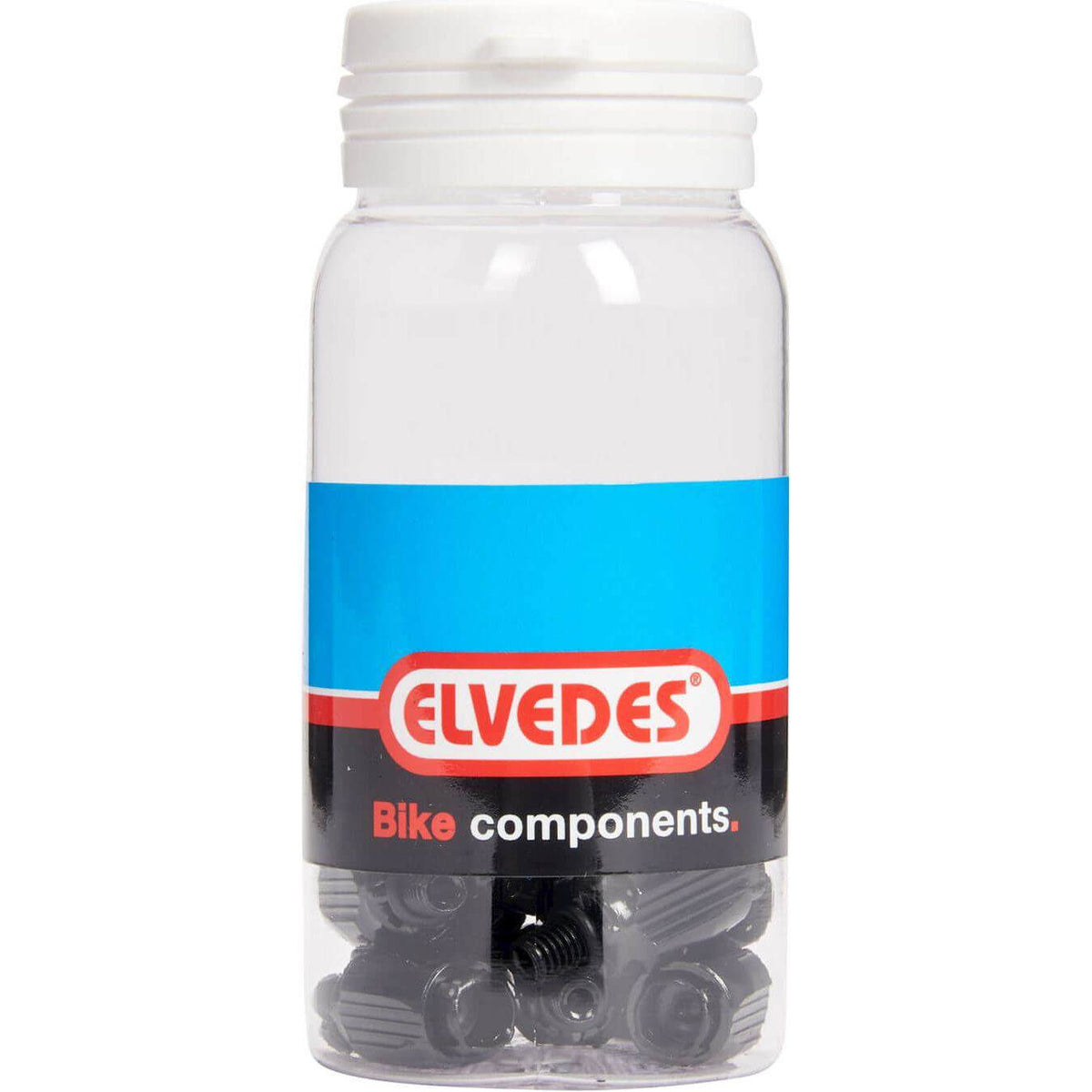 Elvedes remonderdelen: staal stelbouten voor schakelsystemen, geschikt voor fietsreparaties en onderhoud.