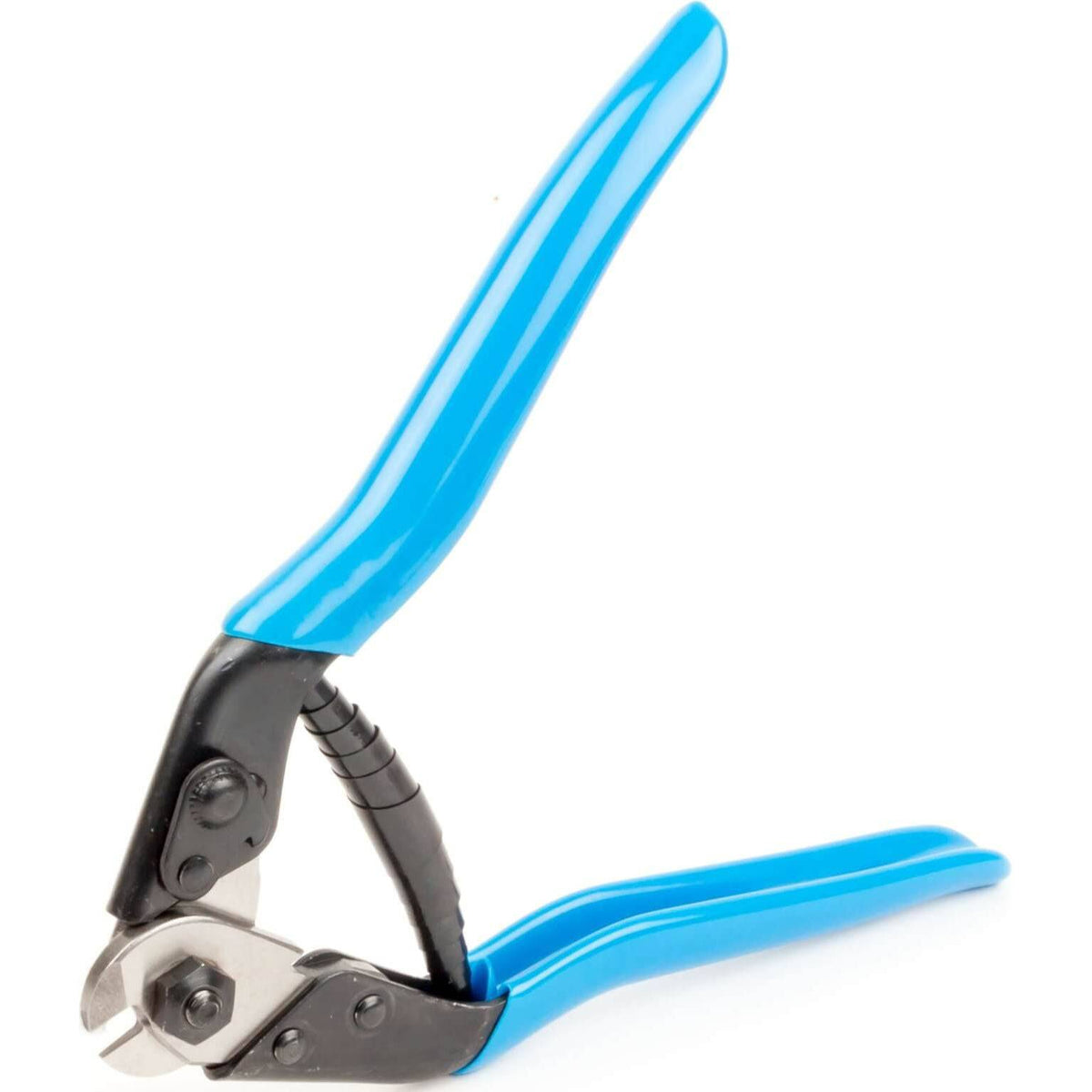 Elvedes Kabelkniptang Basic, een kabelgereedschap voor het knippen van elektrische kabels, ligt op een werkbank.