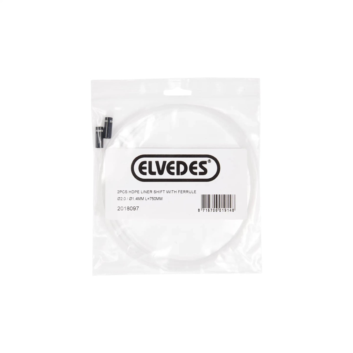 Elvedes Inliner Versn + Ferrule 2,0/1,4Mm 75Cm (2) - Le Coq Wielerartikelen