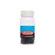 Kabelclips Elvedes Duo Pvc Voor Shimano Di2 5,0 Mm + 2,5 Mm - Zwart (50 Stuks) - Le Coq Wielerartikelen