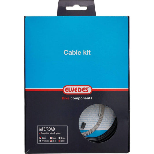 Elvedes Schakel Kabel Kit 1X Zwart - Le Coq Wielerartikelen