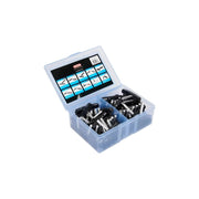 Elvedes V-brake remblokken set met 25 paar, 72 mm, geschikt voor cantilever velgremmen, stevige remblokjes voor fiets.