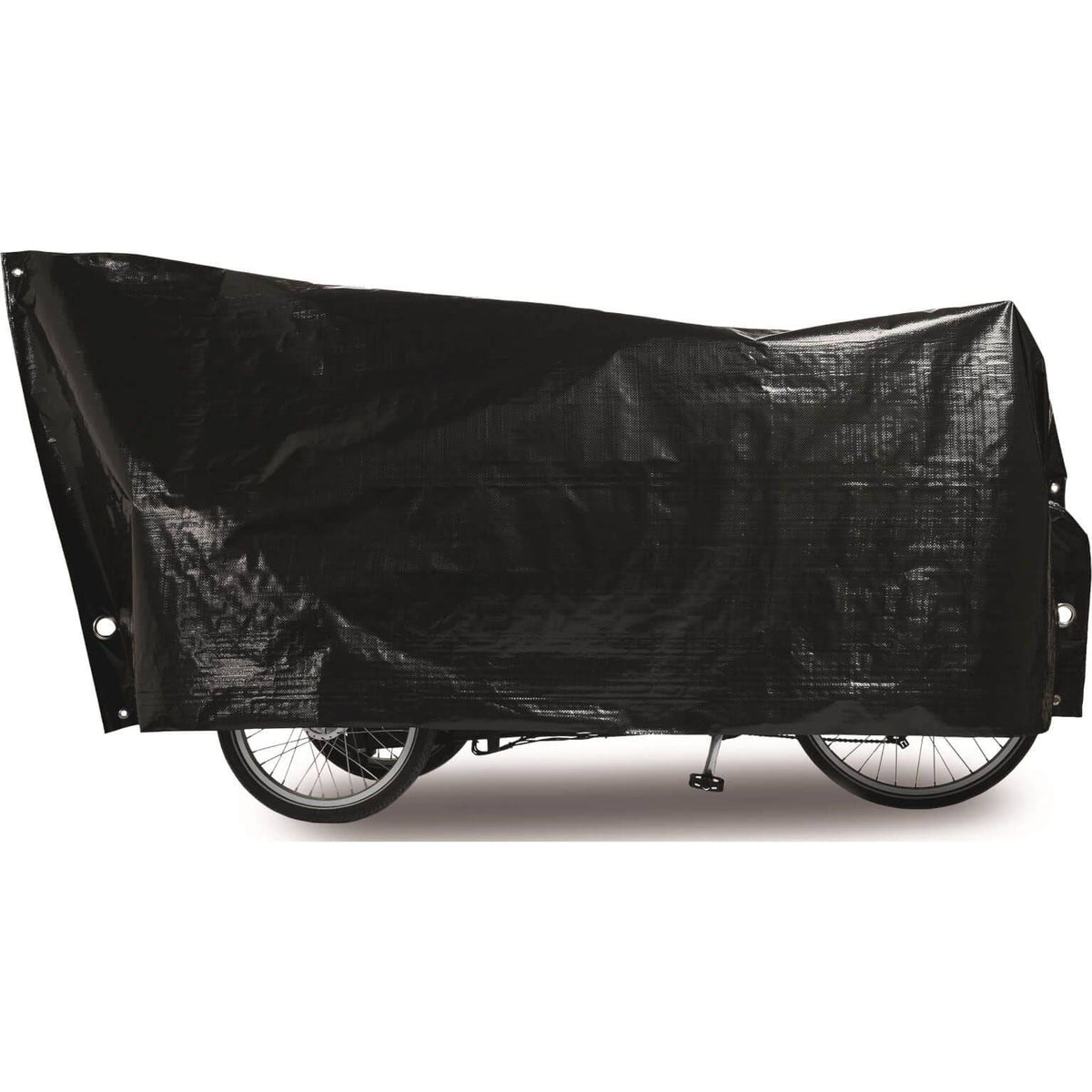 VK cargo fietsbeschermhoes, duurzame fietshoezen voor het beschermen van cargo fietsen tegen weersinvloeden.