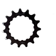 Zwart KMC Bosch Gen 2 tandwiel 11/128 van chromoly, zichtbaar op de afbeelding.
