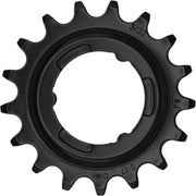 Zwart KMC tandwiel voor Shimano 3/32 inch ketting, gemaakt van Crmo-staal, geschikt voor fietsen en mountainbikes.