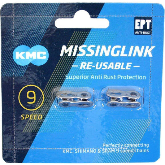 Kmc Missinglink X9 Zilver (Op Kaart) (2) - Le Coq Wielerartikelen