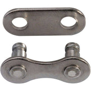 Kmc 3/32 single speed kettingverbinder Ept Snap-On in zilver, set van 2, voor kettingschakels en pennen.