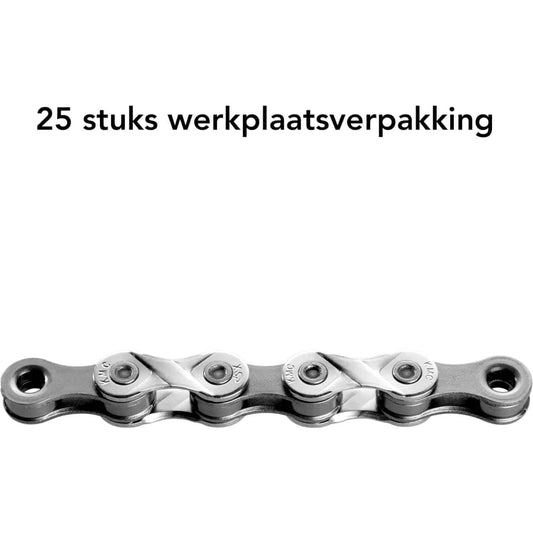 Ds Kmc Ketting X8 Silver/Grey 116S Bulk (25) - Le Coq Wielerartikelen