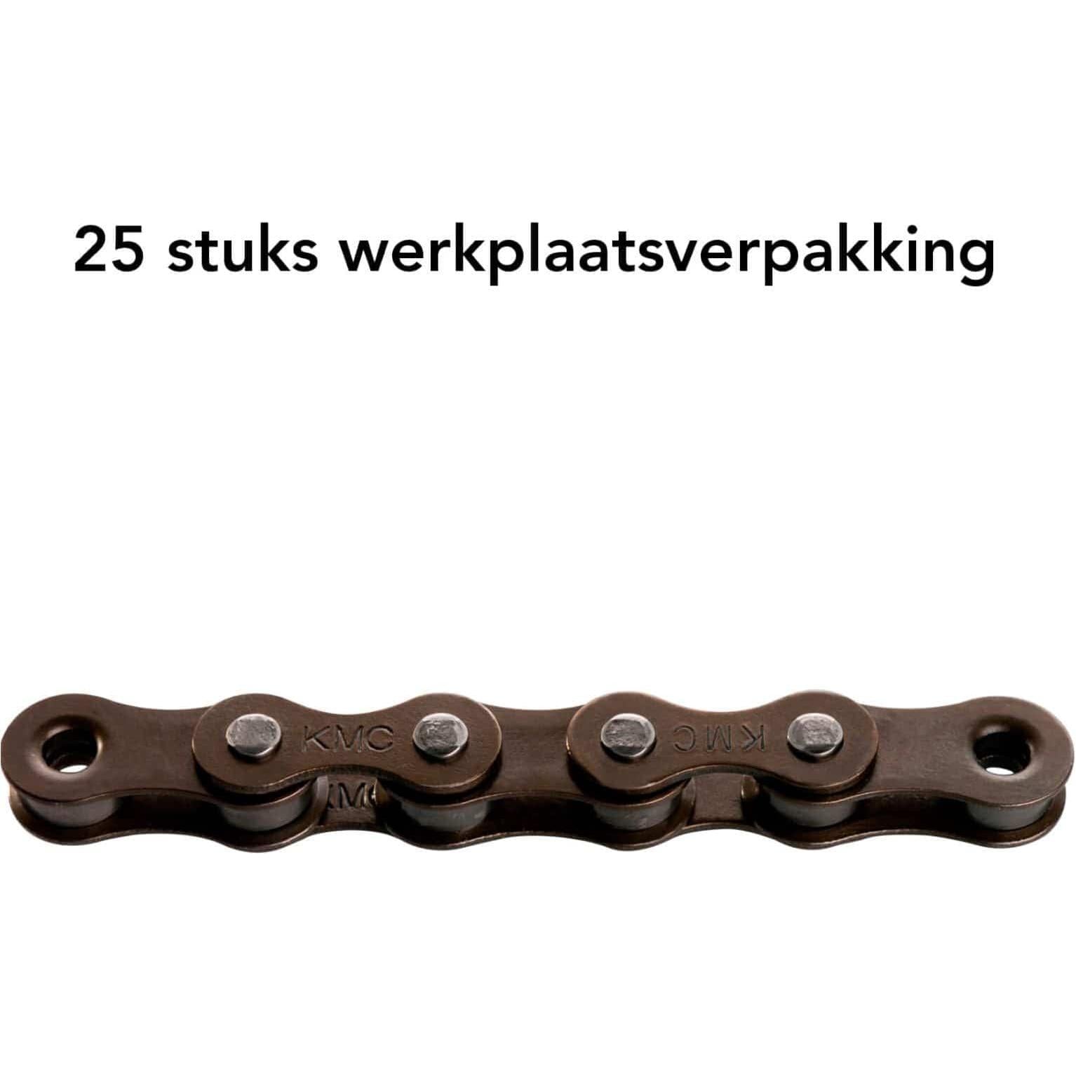 Ds Kmc Ketting Z1 1/8 Wide Brown 112S Bulk (25) - Le Coq Wielerartikelen