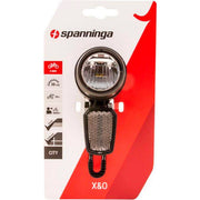 Spanninga X&O 30 Xe koplamp voor e-bike, heldere LED-verlichting, 6-36V, bevestiging en accu compatibel