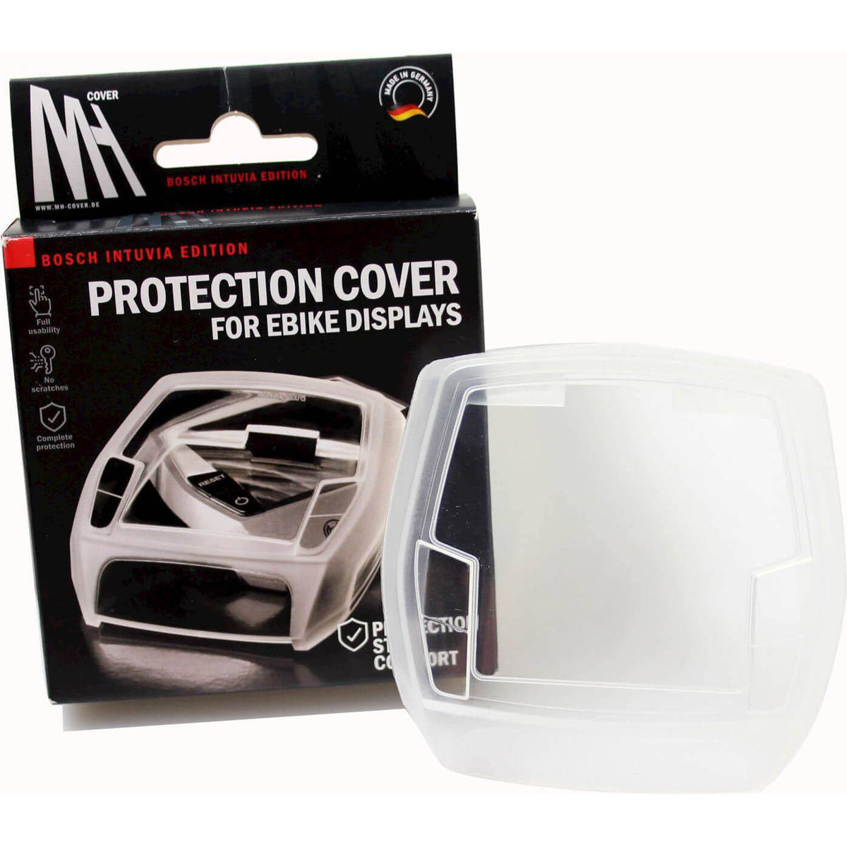 Mh Protection beschermhoes voor Bosch Intuvia computeraccessoire, zwart, stevig en passend voor fietscomputers.