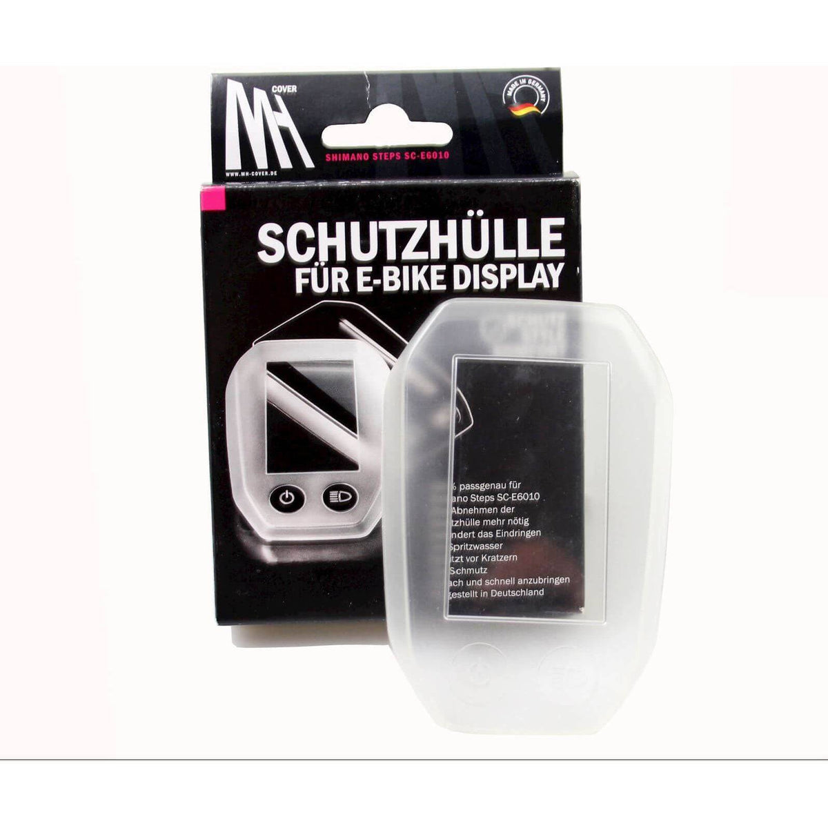 Mh Protection beschermhoes voor Shimano Steps E6010 fietscomputer, waterdicht en duurzaam.