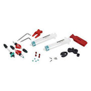 Sram Remd DB8/Maven remblokkade ontluchtingsset voor hydraulische remmen, inclusief gereedschap en vloeistof.
