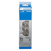 Shimano CN-HG71 8-speed ketting voor fietsen, geschikt voor 6/7/8 snelheid, soepel schakelen en duurzame constructie